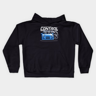 Keep everything under control (blue) Kids Hoodie